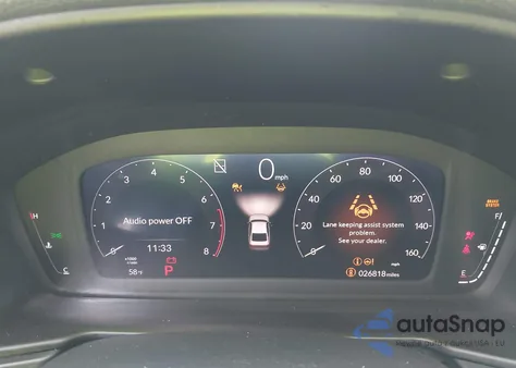 2023 Honda Accord Ex z USA, uszkodzony, nr VIN 1HGCY1F35PA009845